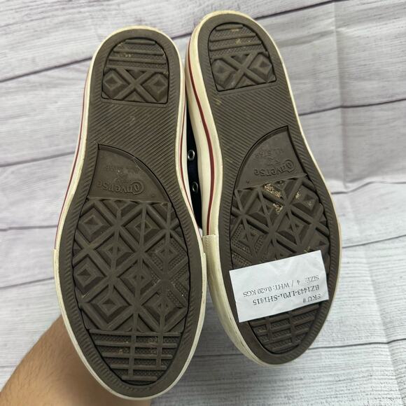 Converse All Stars Dark Blue Mid Cut Sneakers Junior Size 4 - Picture 9 of 10